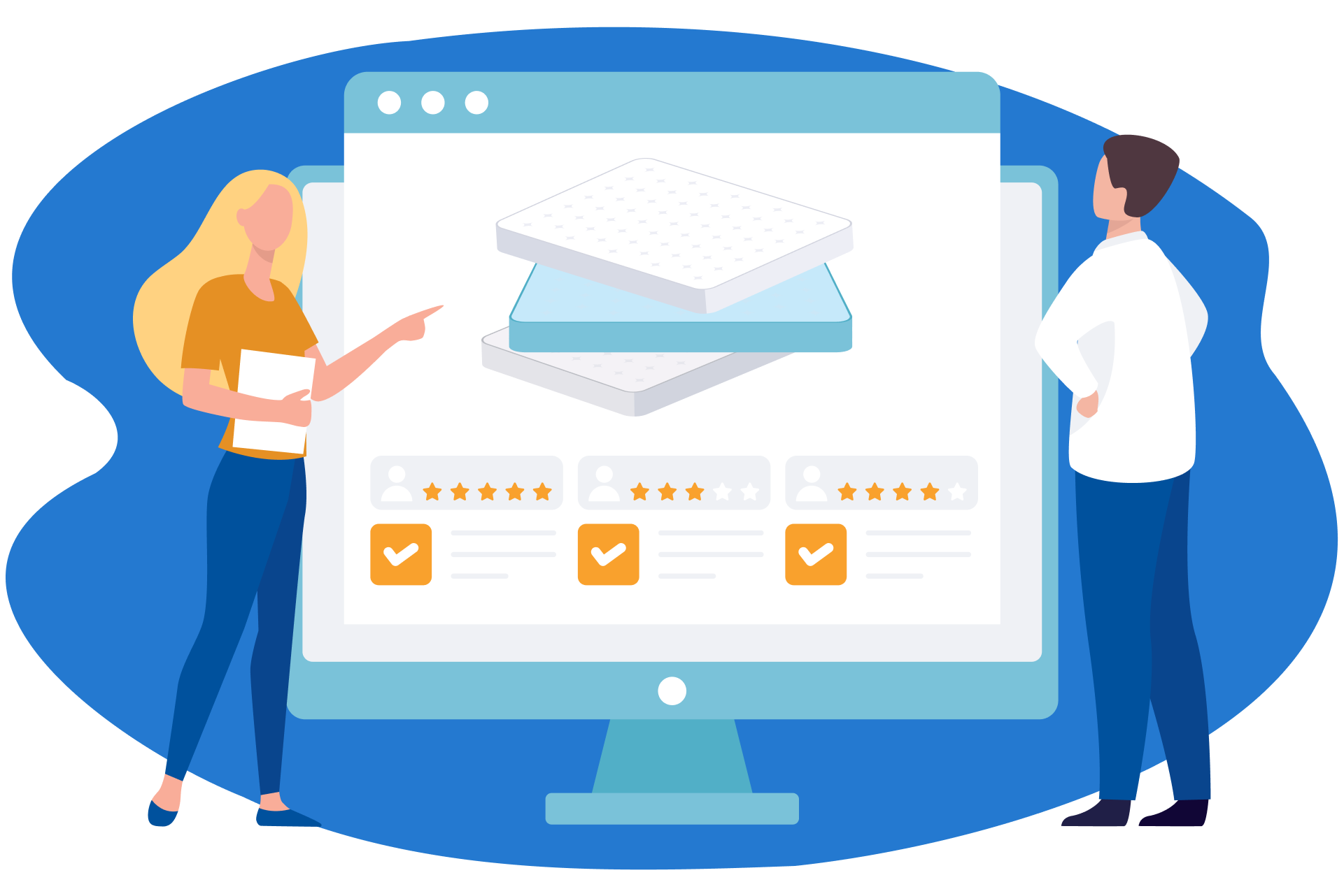 Ler avaliações de clientes na internet